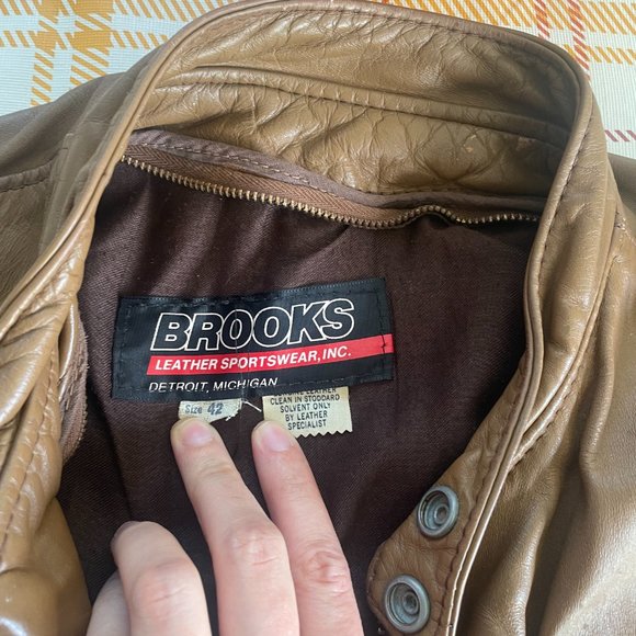 Motorcycle Jacket Vintage Leather - Picture 3 of 7